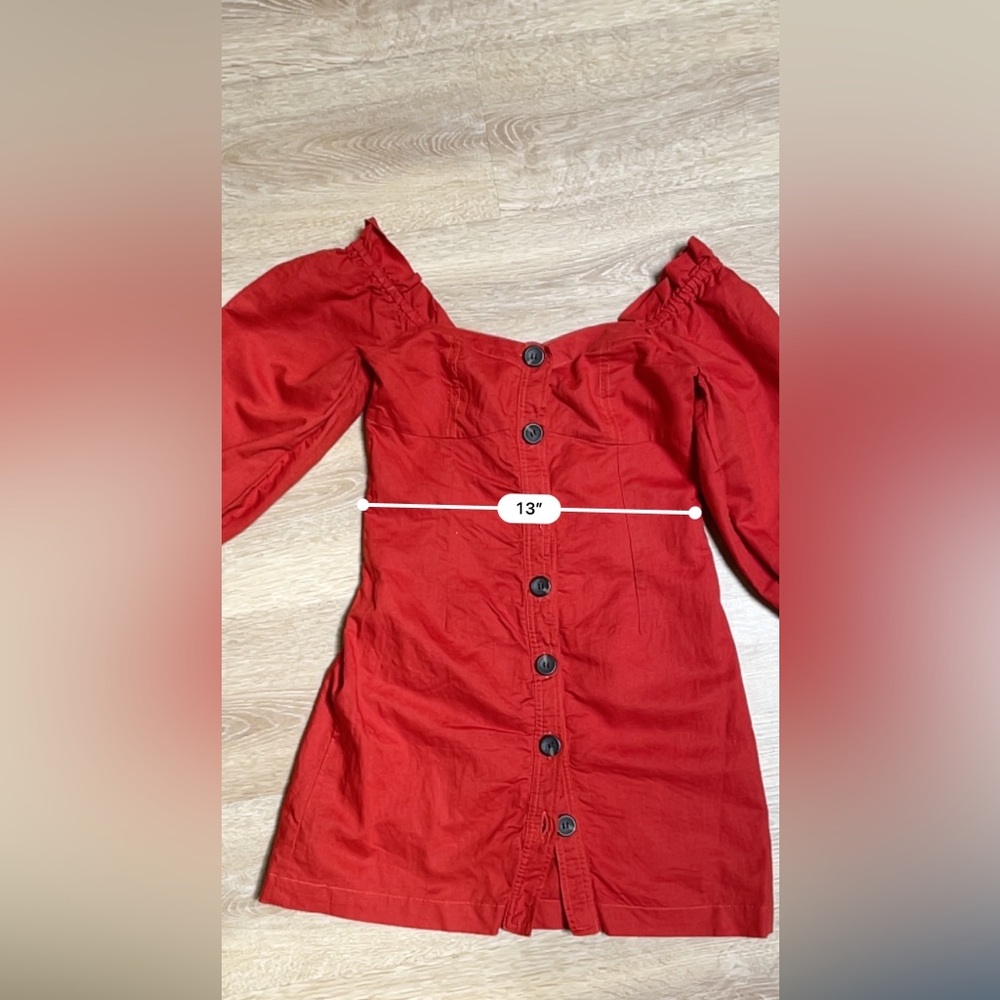 SUBOO Rising Sun Linen Mini Dress.  Send OFFERS - Picture 14 of 14